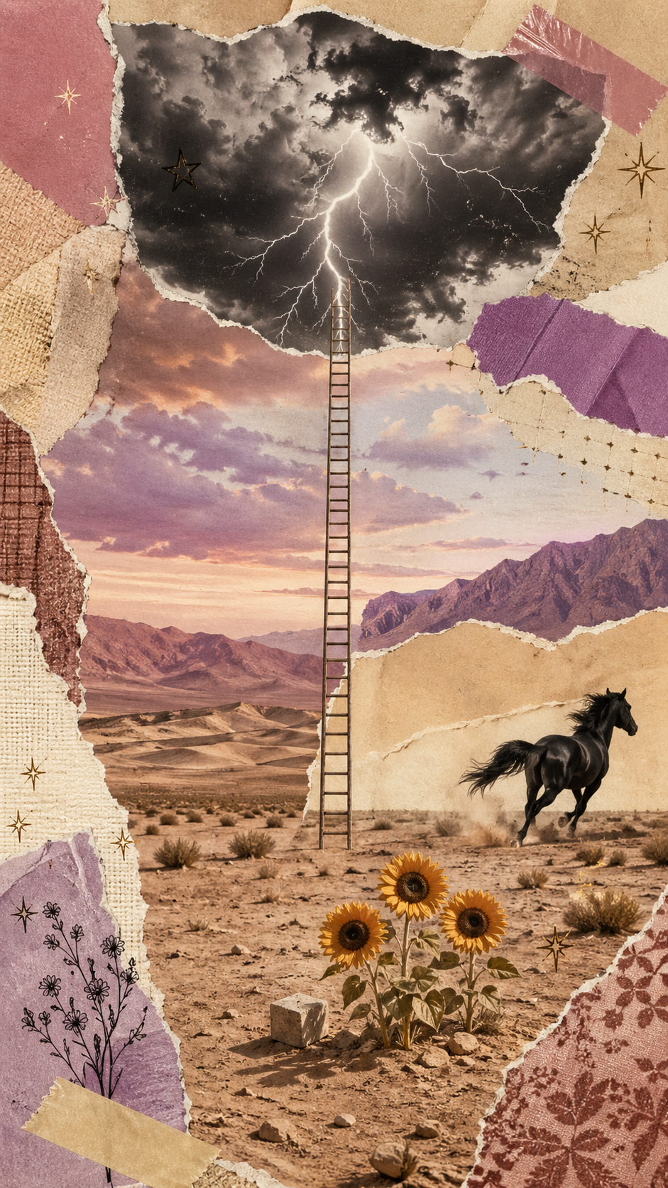 Close Your Eyes collage example
